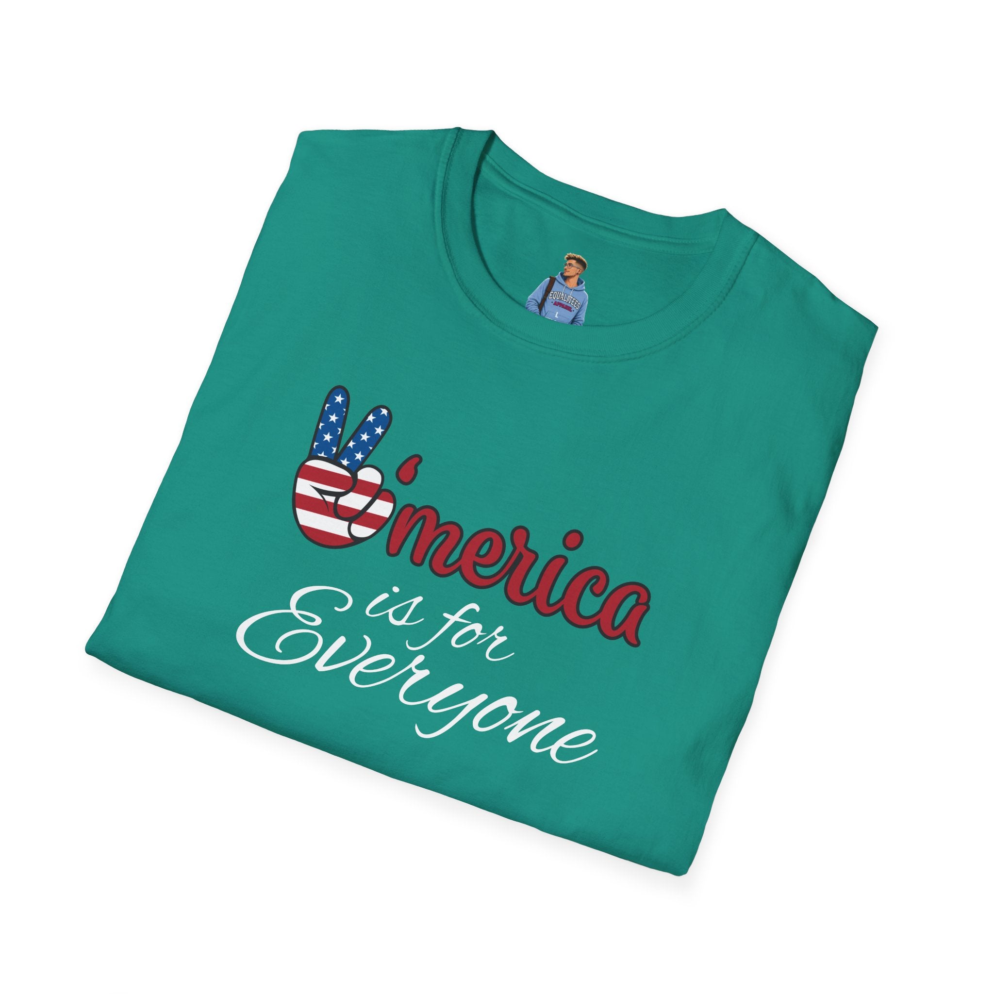 'América es para todos' - Camiseta unisex Softstyle