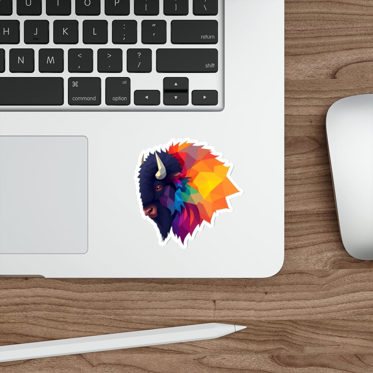 Die-Cut Stickers - Pride Bison - EqualiTees.Me