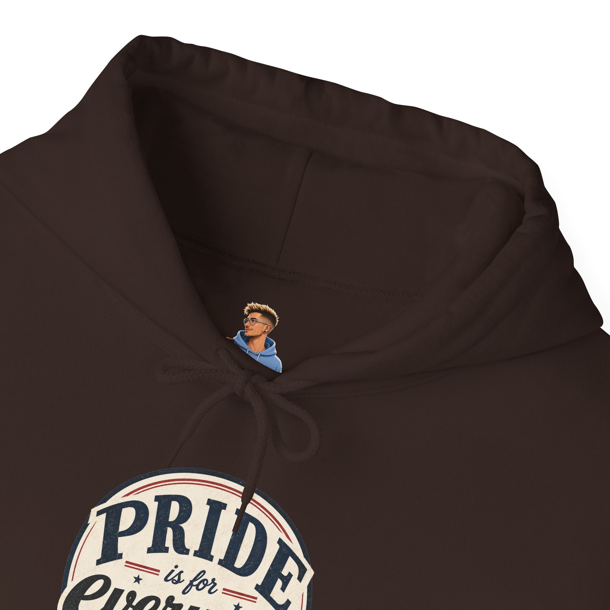Pride Is For Everyone Pullover Hoodie — Vintage Graphic Inclusivity Sweatshirt