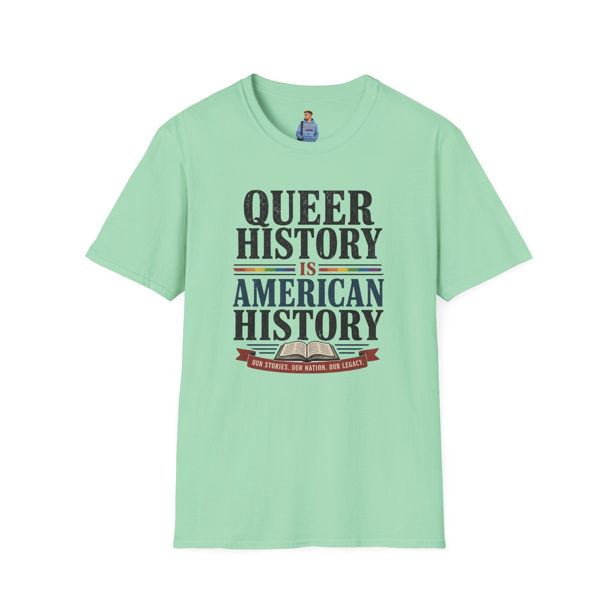 Queer History Is American — Graphic T-Shirt