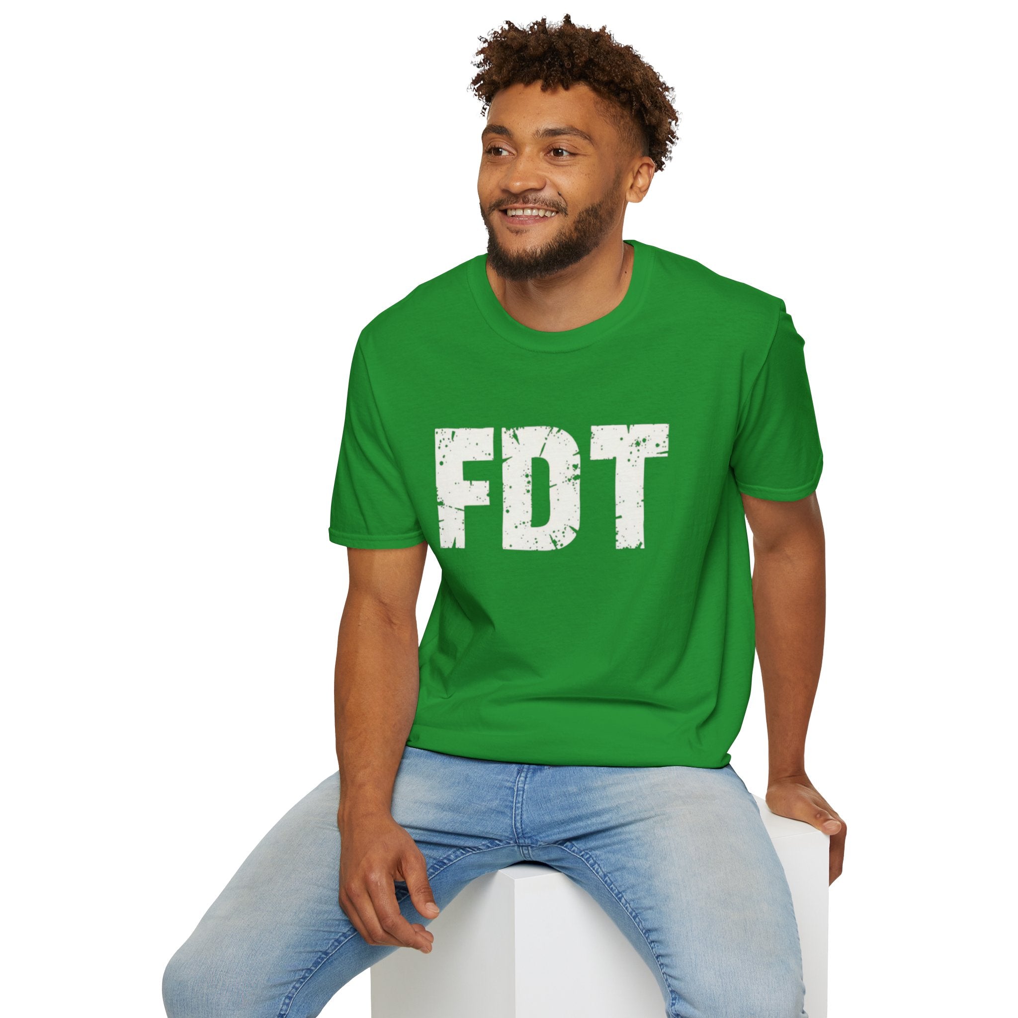 FDT Political Protest Distressed Graphic T-Shirt