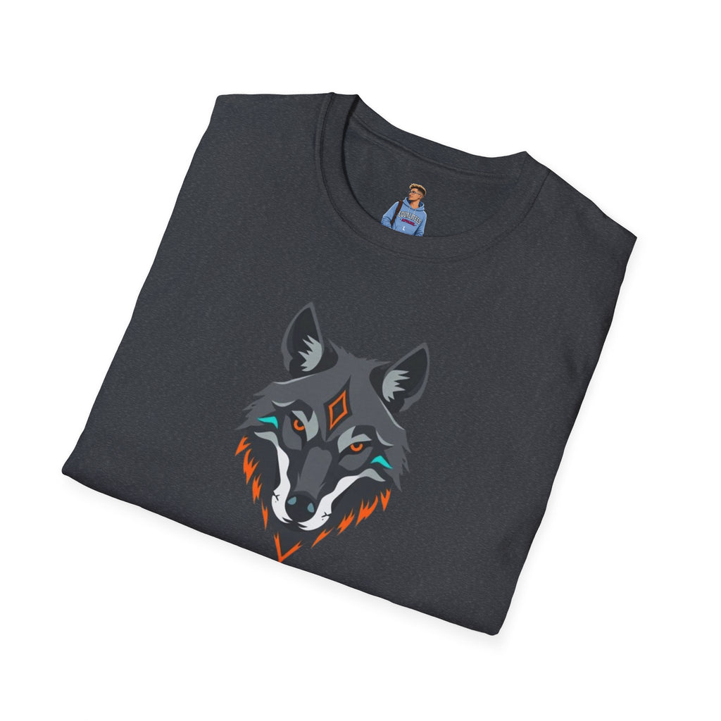 Mystical Wolf Design Unisex Softstyle T-shirt