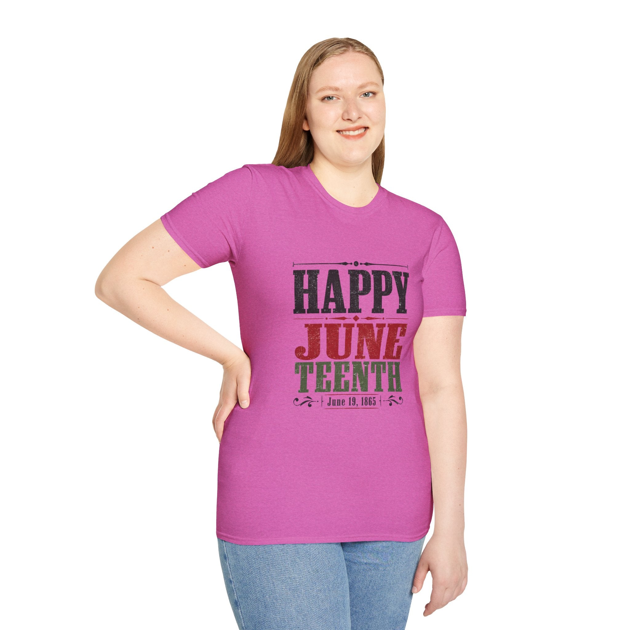 Juneteenth T-Shirt — "Happy Juneteenth" Celebration Tee