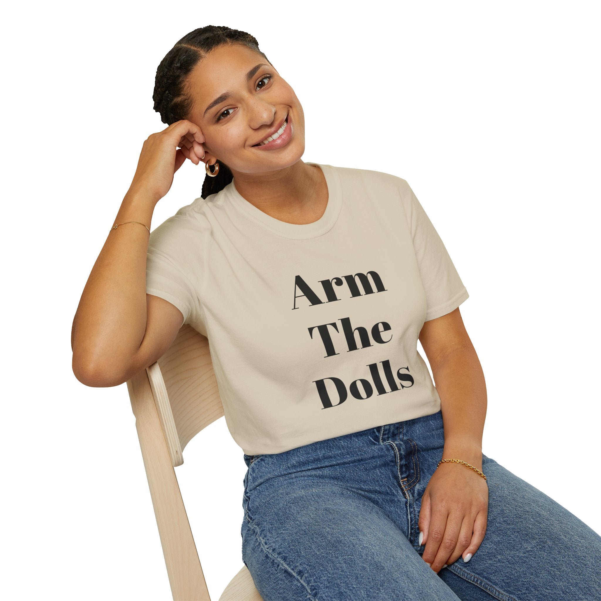 Arm The Dolls — Minimalist Statement T-Shirt