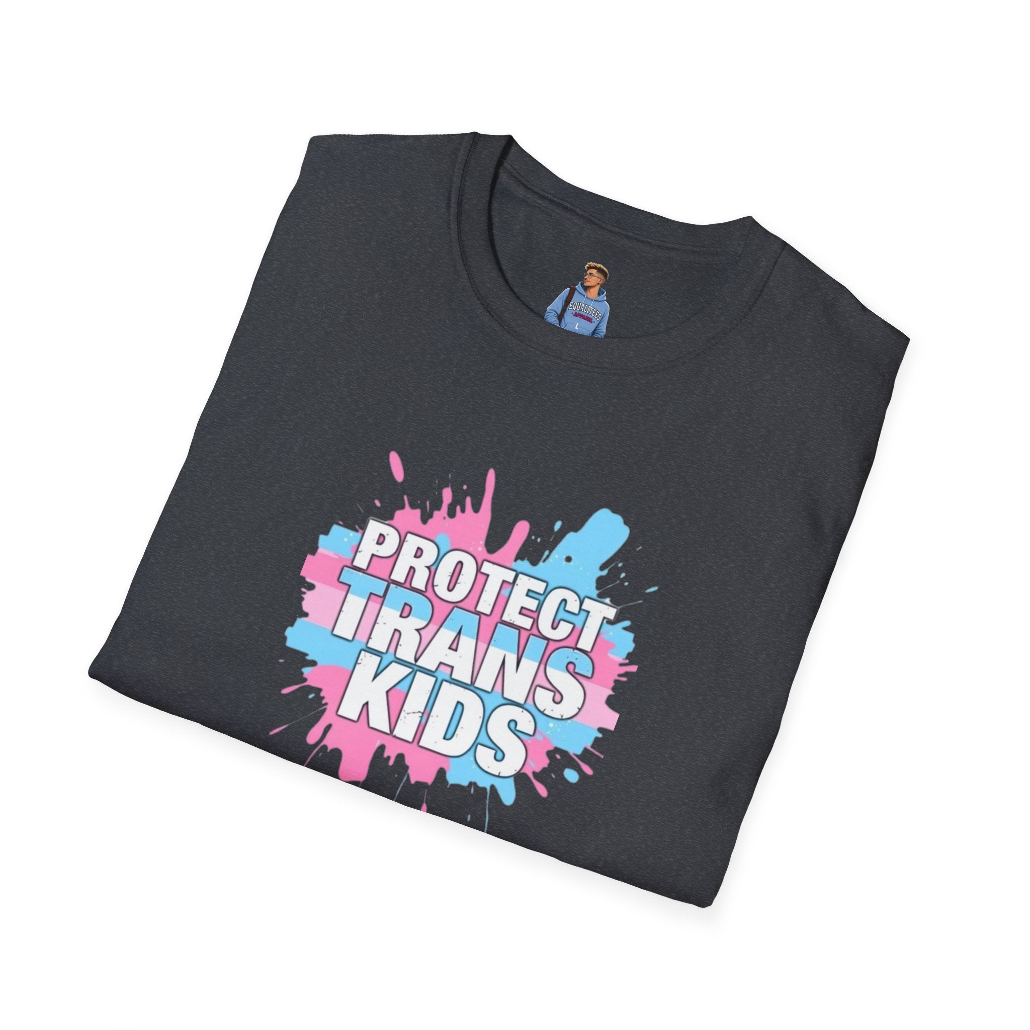 Camiseta unisex infantil "Protect Trans" - Ropa de apoyo LGBTQ+