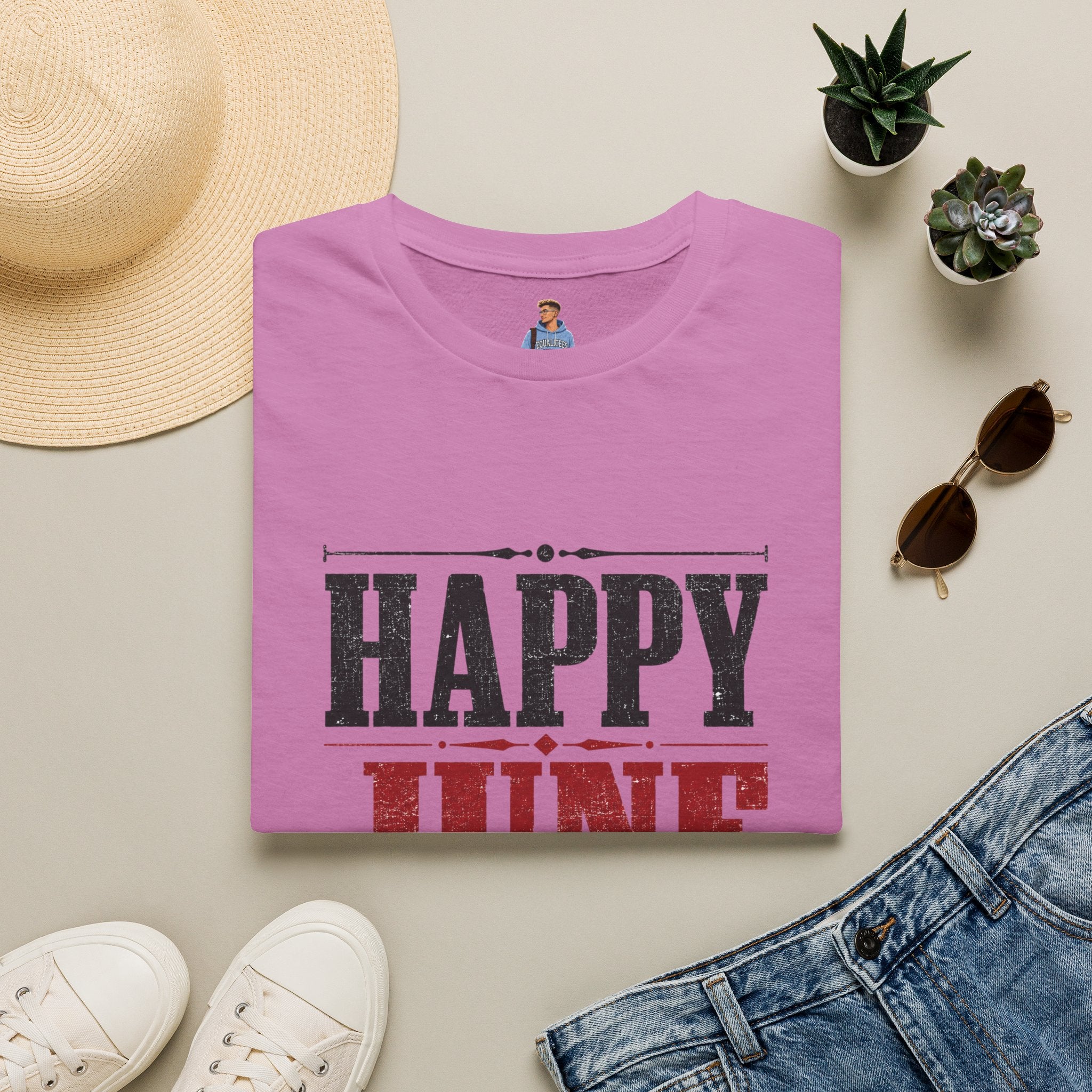 Juneteenth T-Shirt — "Happy Juneteenth" Celebration Tee