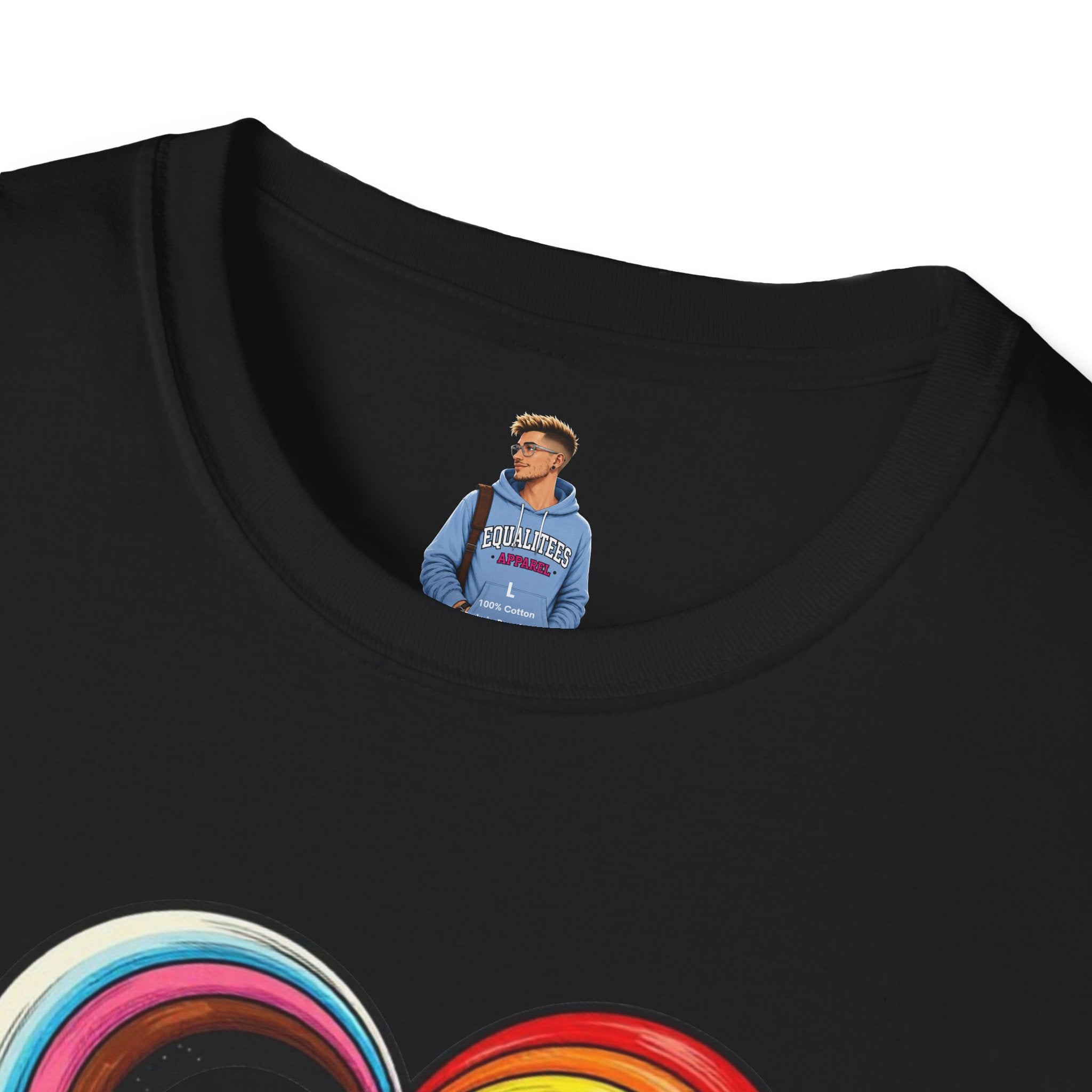 Let Your Love Flow Rainbow Heart T-Shirt