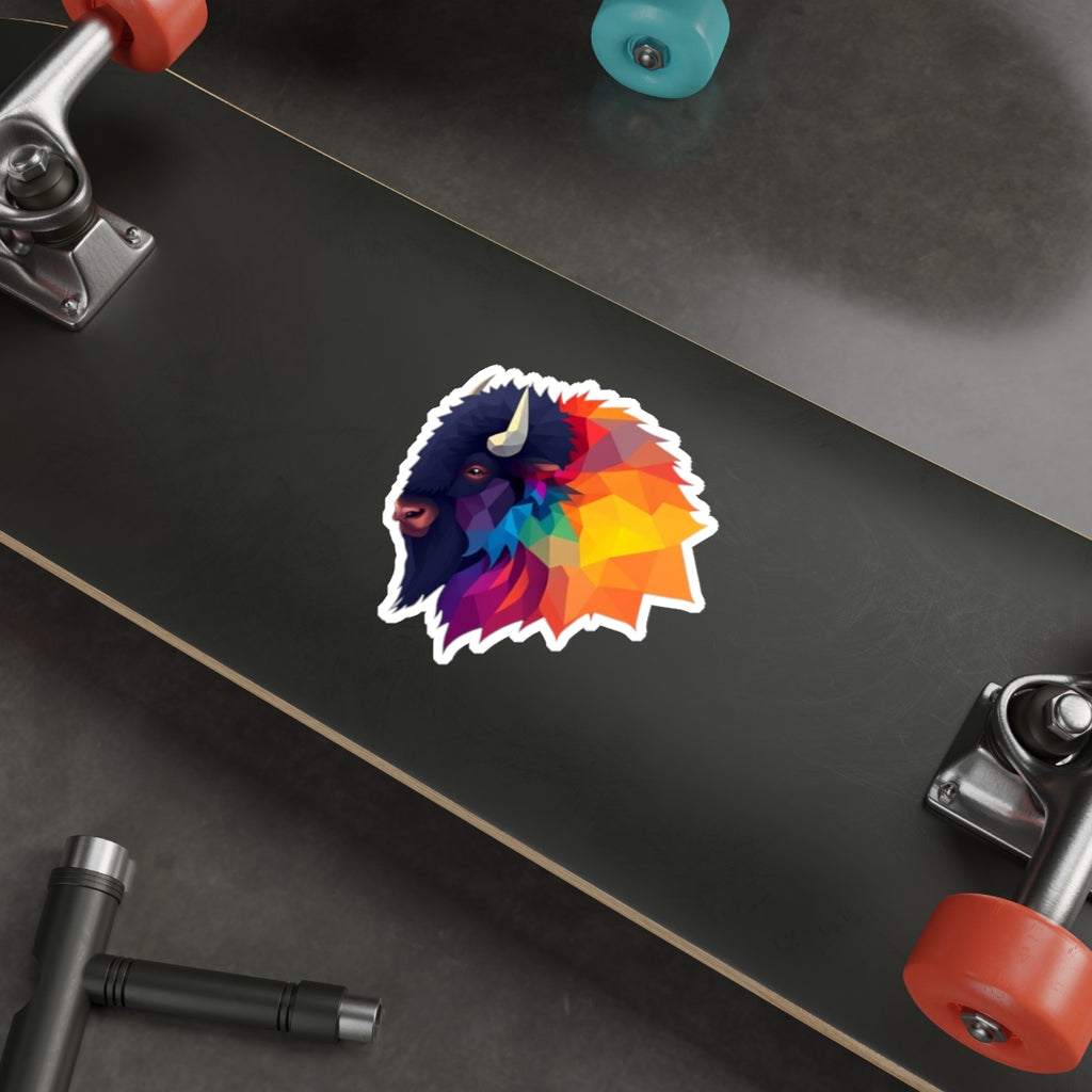 Die-Cut Stickers - Pride Bison - EqualiTees.Me