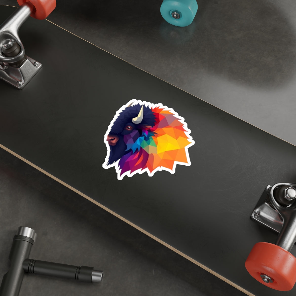 Die-Cut Stickers - Pride Bison - EqualiTees.Me