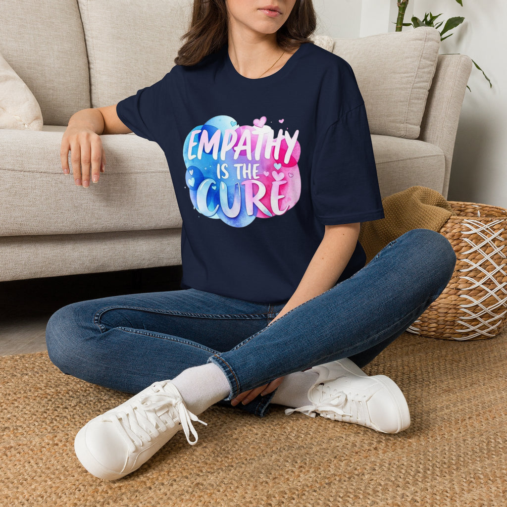 Empathy is the Cure Unisex Softstyle T-Shirt - Comfortable and Inspirational Tee for Everyday Wear