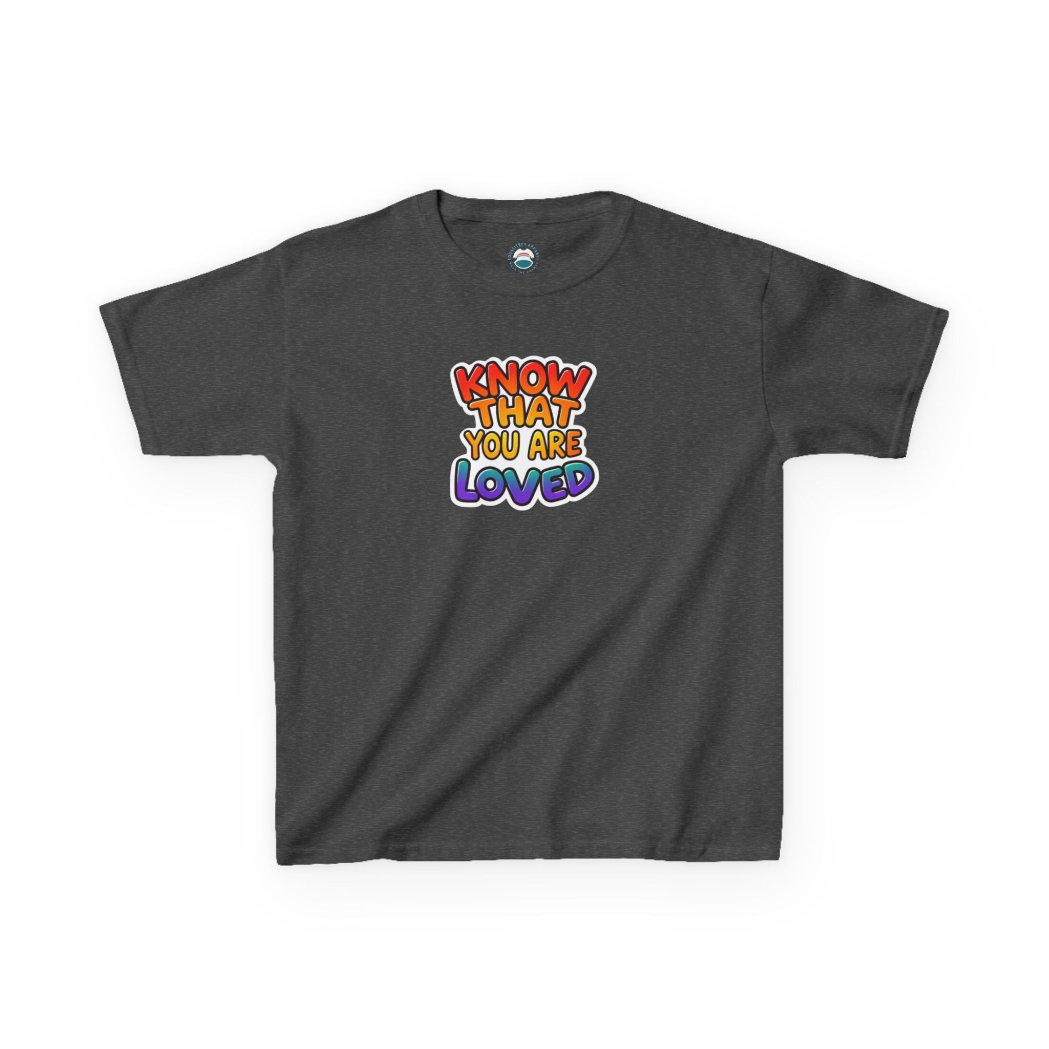 Know That You Are Loved Heavy Cotton™ Tee - Peace Tee for Children - EqualiTees.Me
