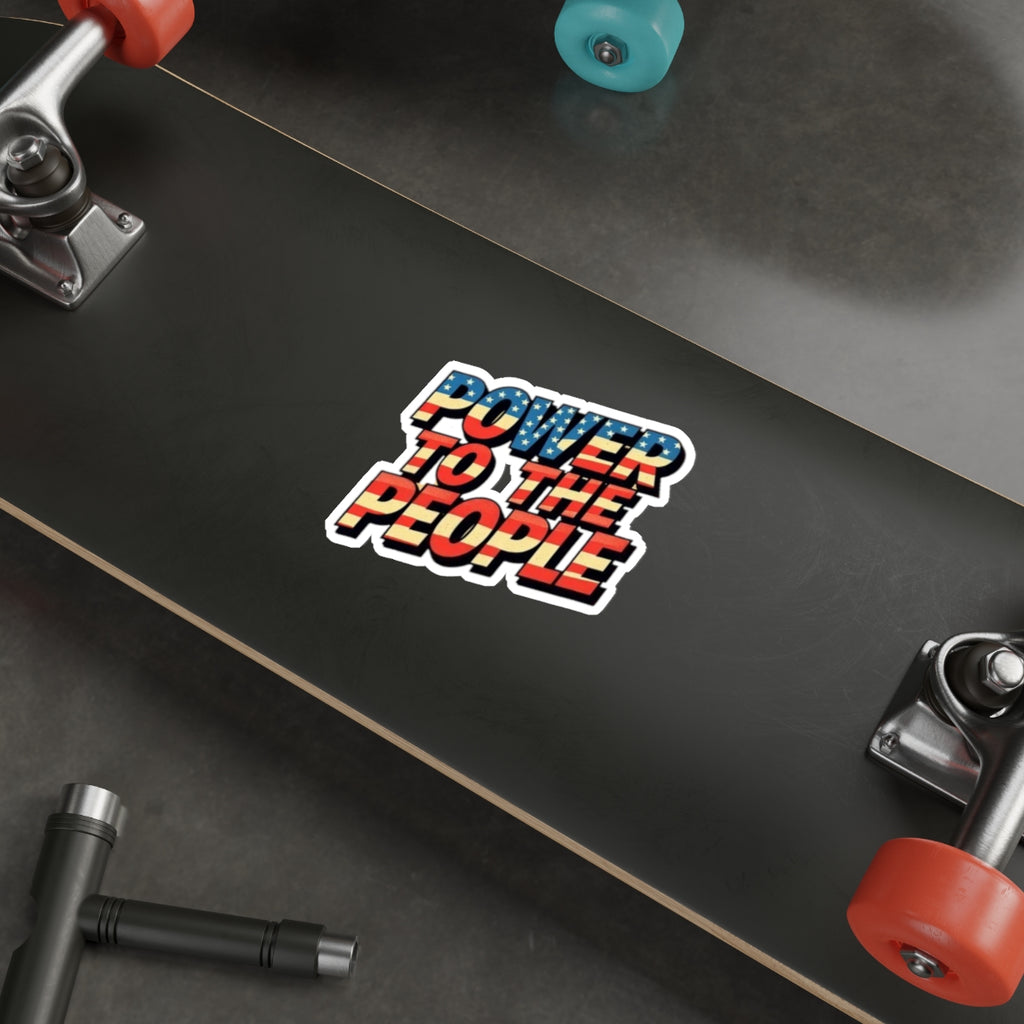 Die-Cut Stickers -  Power to the People - EqualiTees.Me