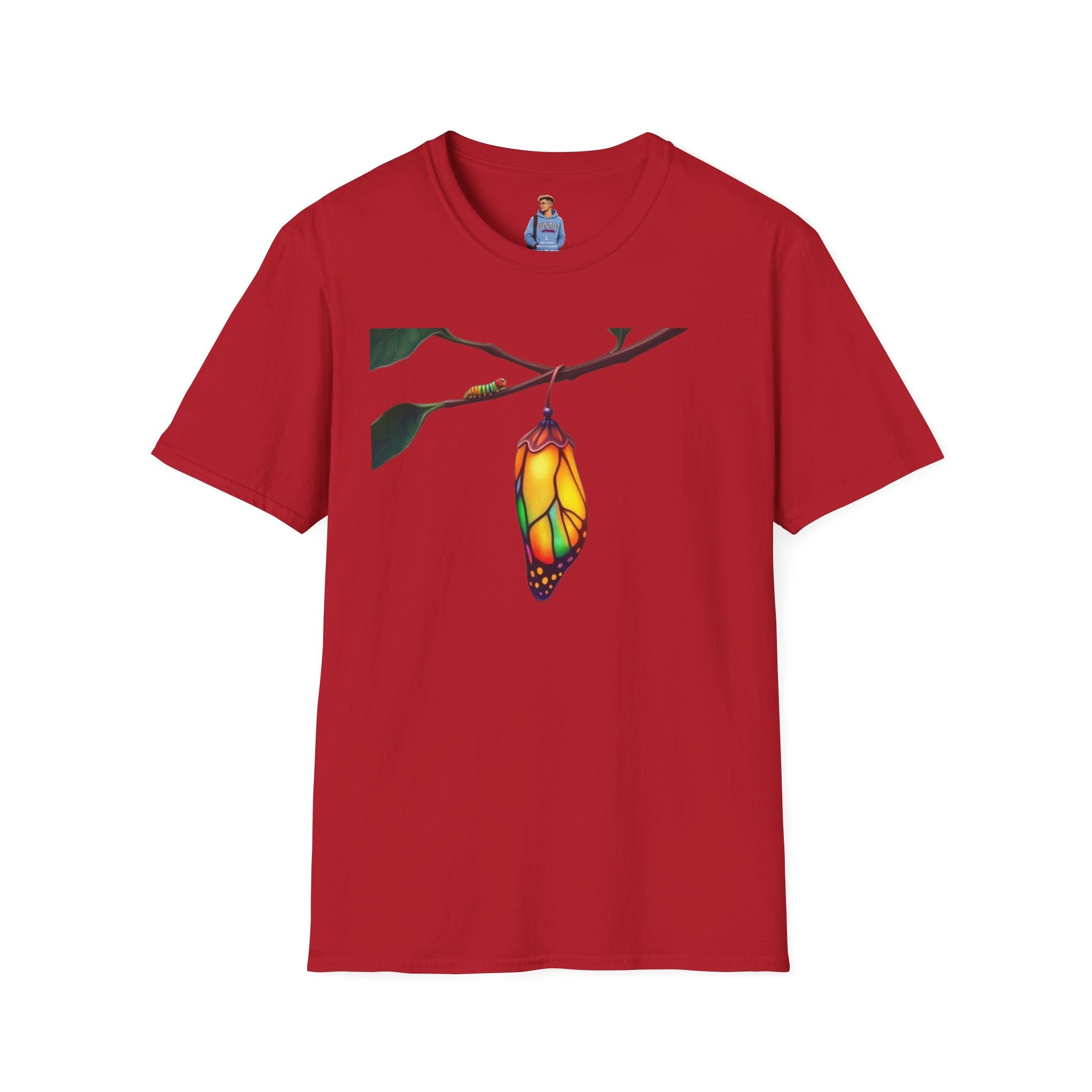 Rainbow Butterfly Cocoon Pride T-Shirt