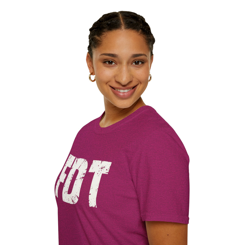 FDT Political Protest Distressed Graphic T-Shirt