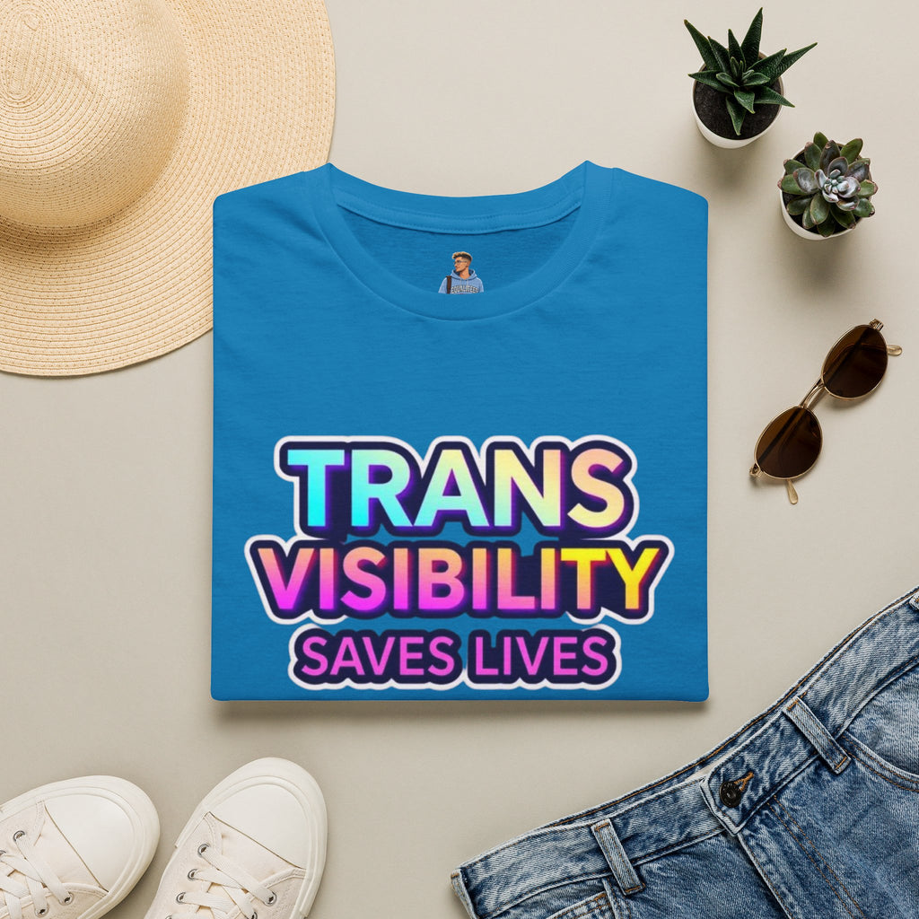 Trans Visibility Saves Lives Statement T-shirt