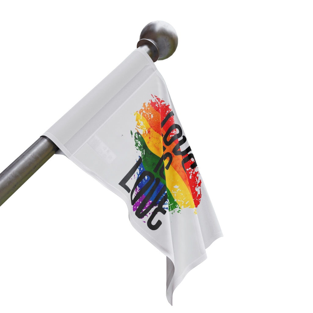Love is Love Pride Flag - Aesthetic LGBTQ+ Banner for Celebration & Home Decor - EqualiTees.Me