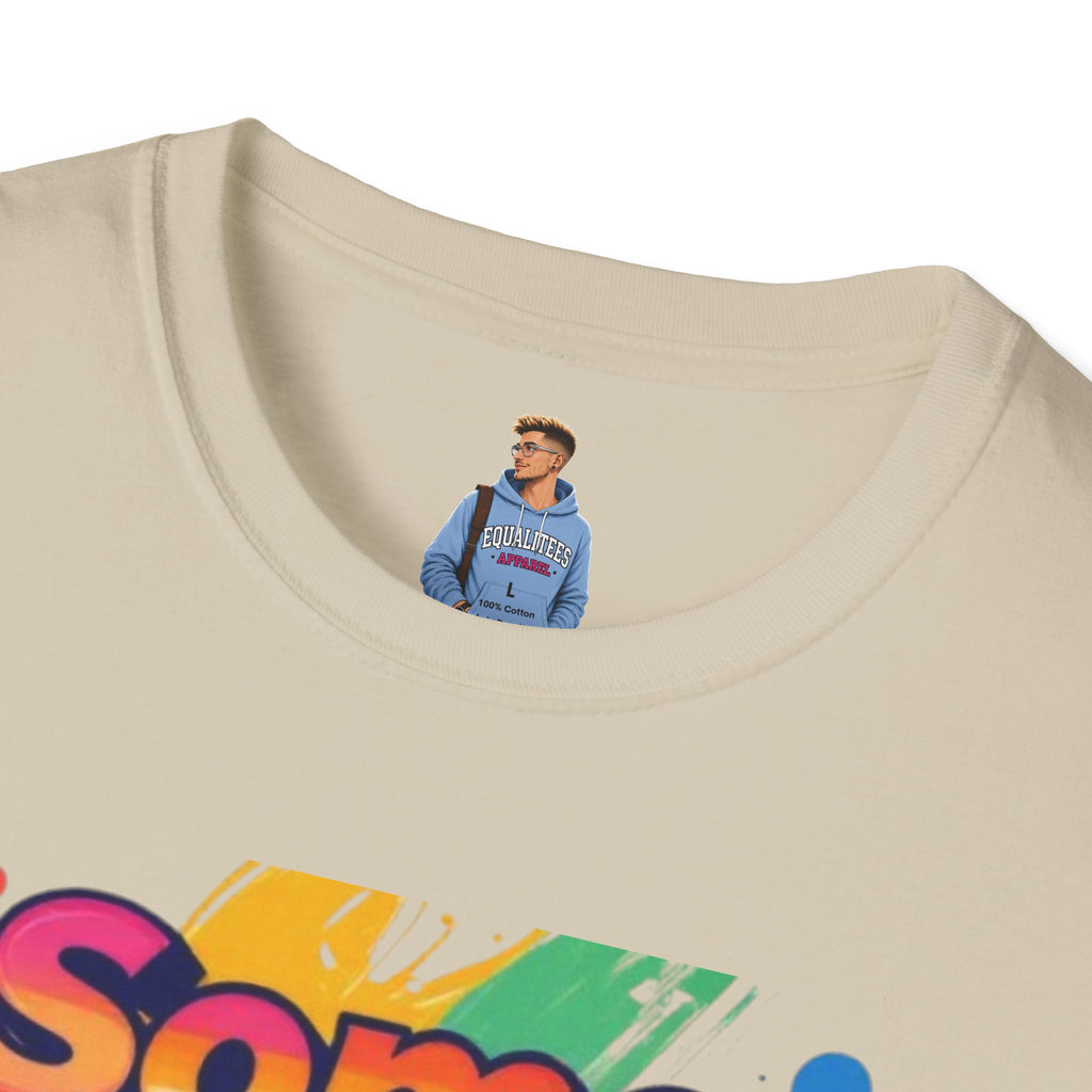 Some People Are Queer T-Shirt Rainbow Graphic