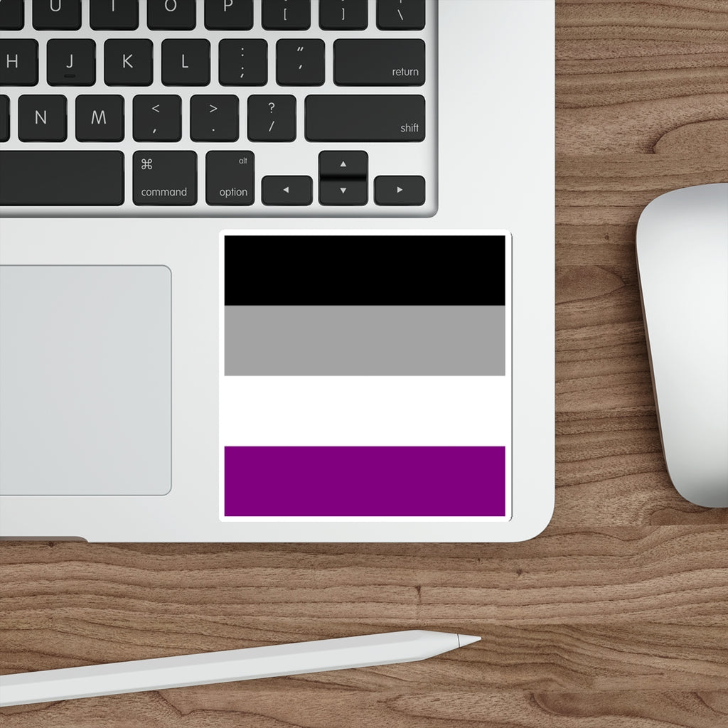 Asexual Pride Flag Die-Cut Sticker - EqualiTees.Me