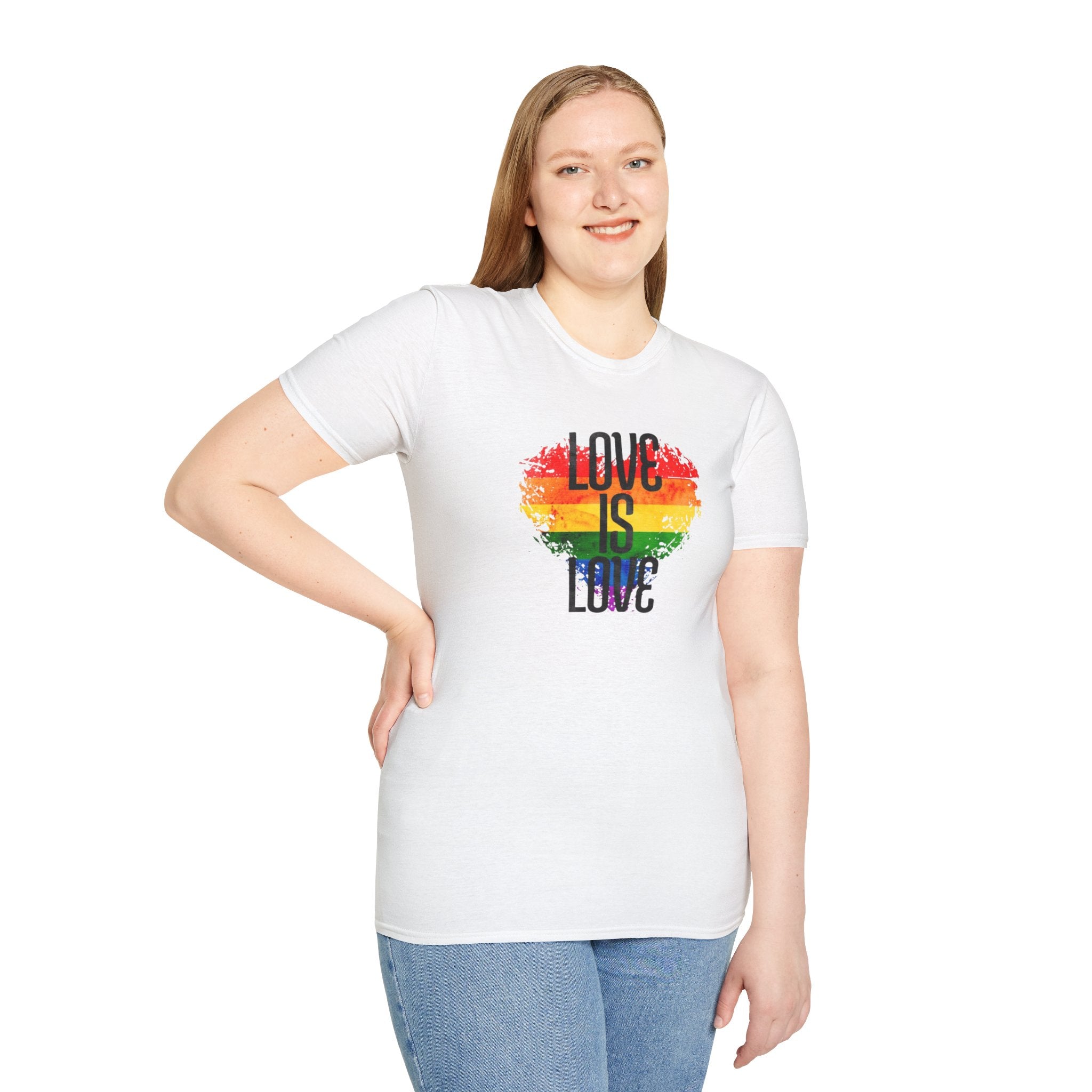 Pride Love Is Love Unisex Softstyle T-Shirt