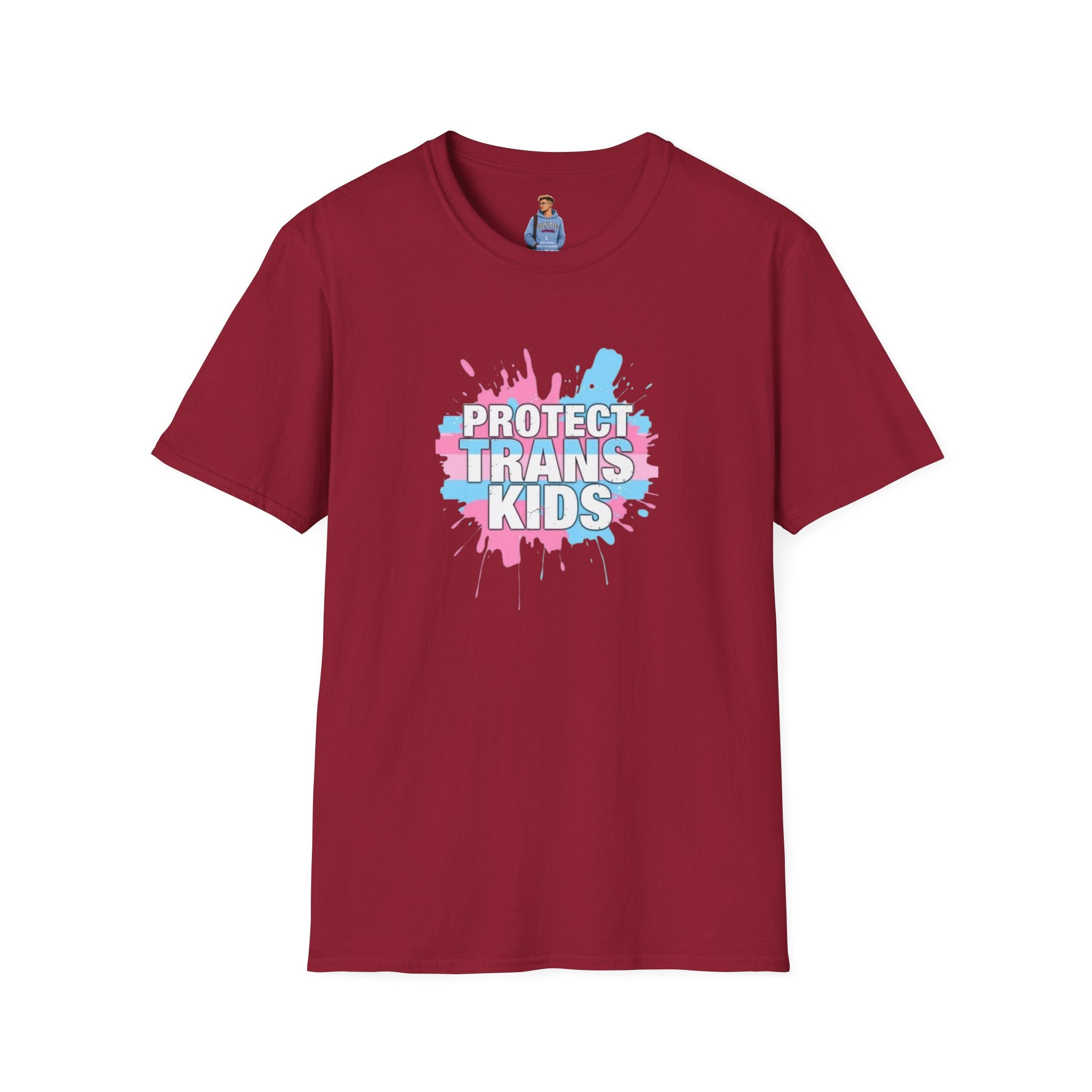 Camiseta unisex infantil "Protect Trans" - Ropa de apoyo LGBTQ+
