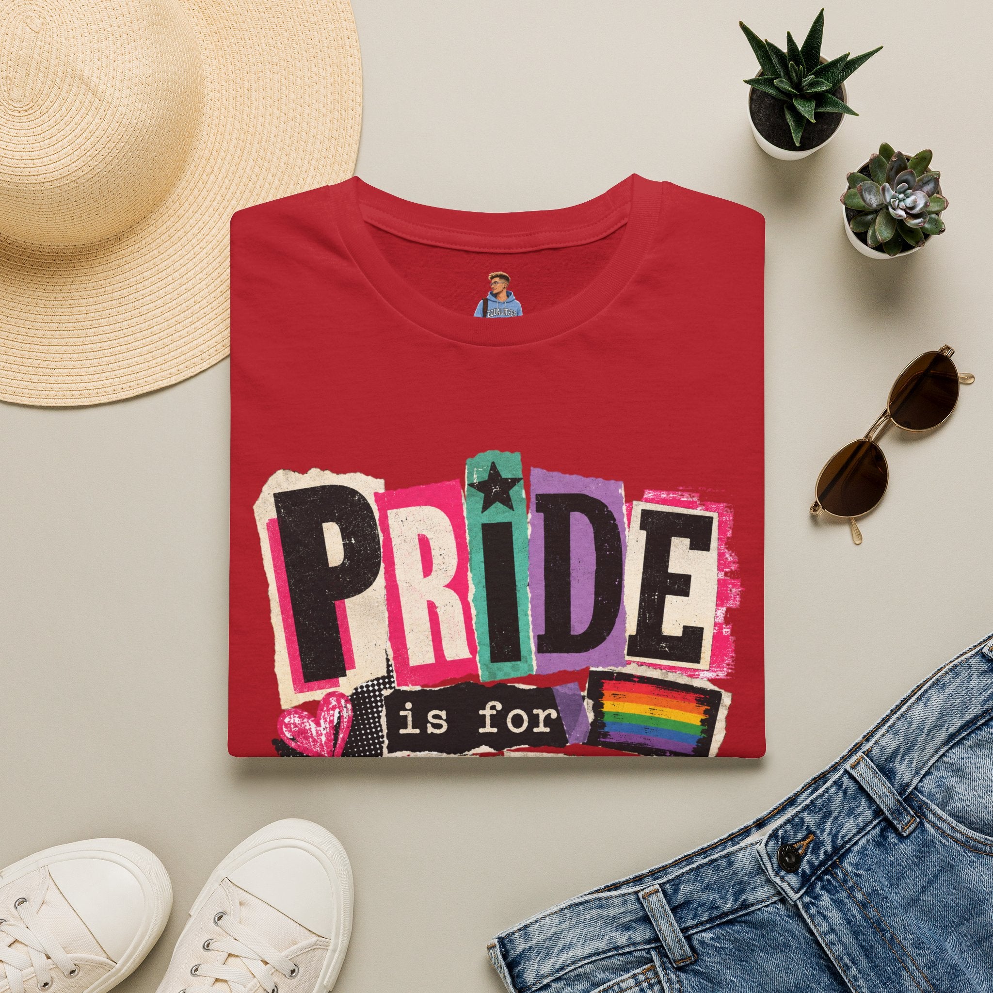 Pride Is for Everyone T-Shirt — Colorful LGBTQ+ Ally Tee