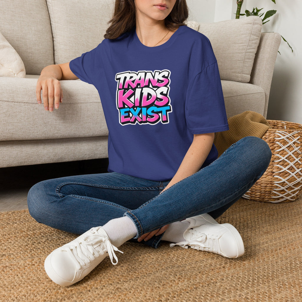 Trans Kids Exist Unisex Softstyle T-Shirt
