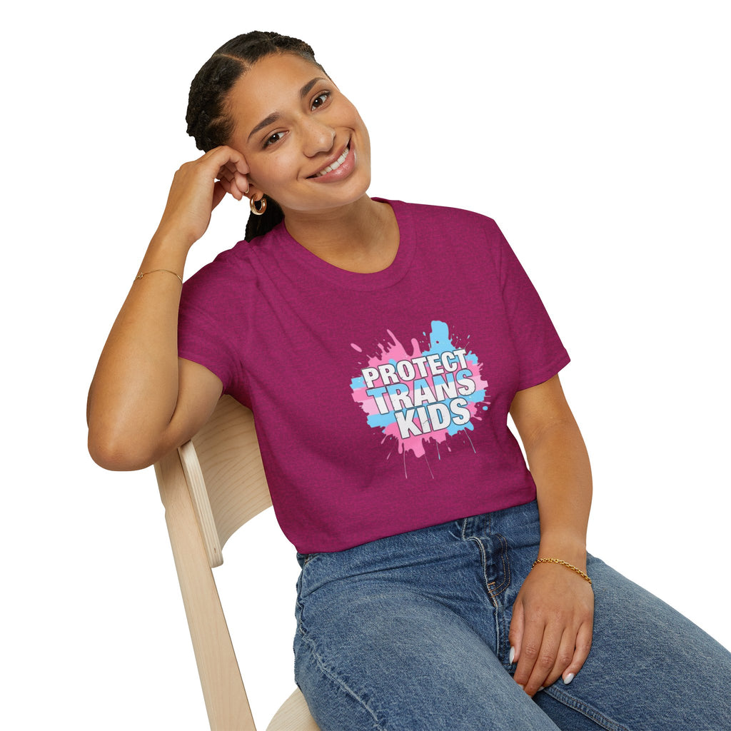 Camiseta unisex infantil "Protect Trans" - Ropa de apoyo LGBTQ+