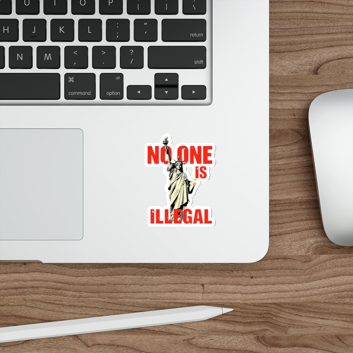 No One Is Illegal Sticker - EqualiTees.Me