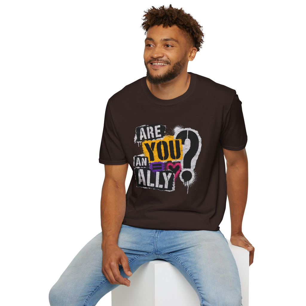Are You An Ally? Graphic T‑Shirt — Pride & Allyship Tee