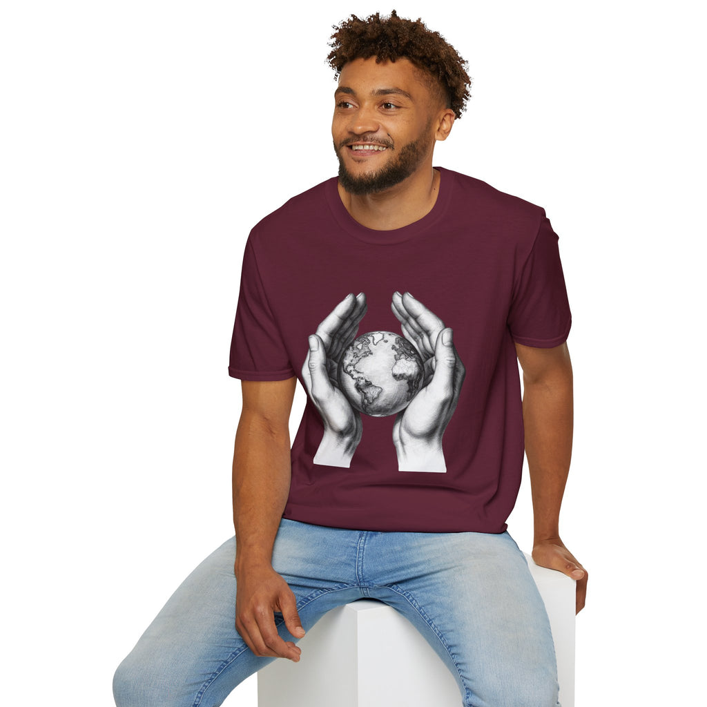 Earth in Your Hands T-Shirt — Protect the Planet Graphic Tee