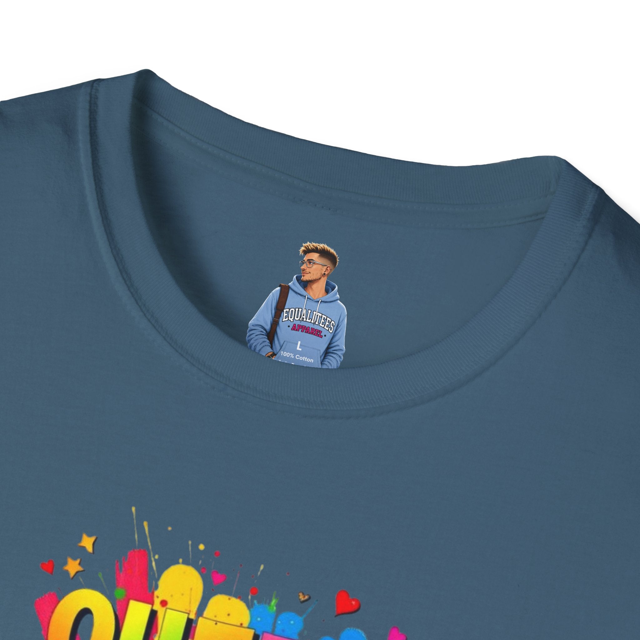 Queer Kids Matter Unisex Softstyle T-Shirt - Celebrate Inclusivity & Pride