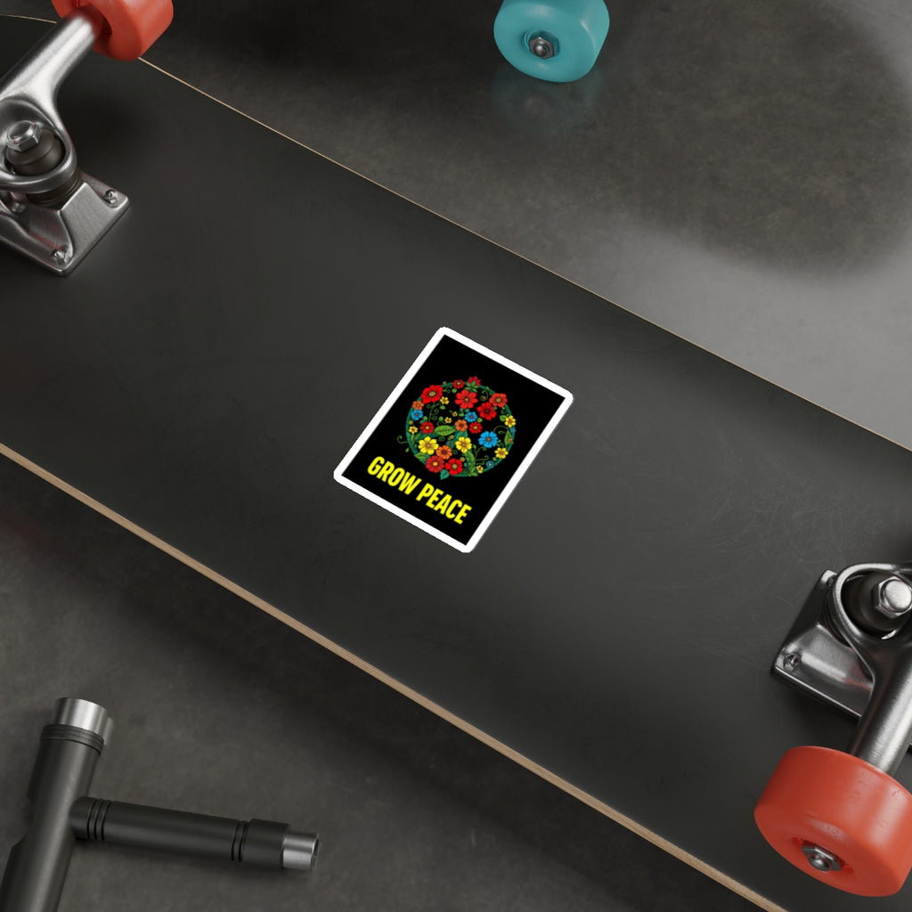 Grow Peace Die-Cut Sticker - EqualiTees.Me