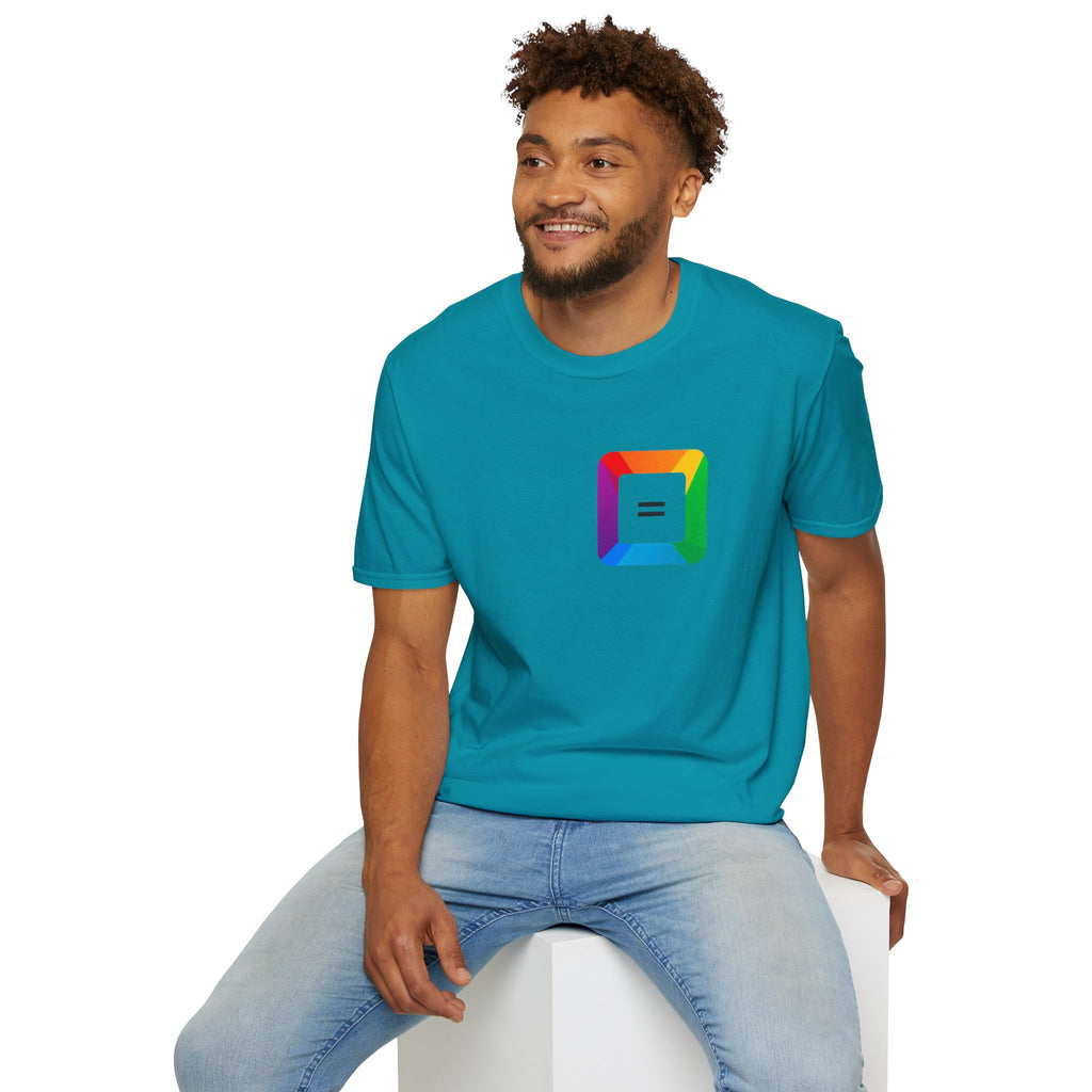 Pride-Theme Unisex Softstyle T-Shirt - "True freedom is Equality for ALL"