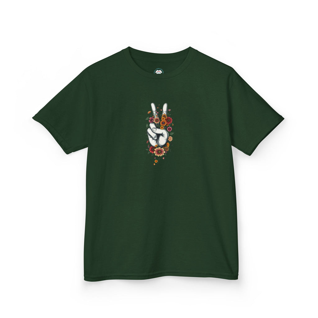 Grow Peace Kids Heavy Cotton™ Tee - EqualiTees.Me
