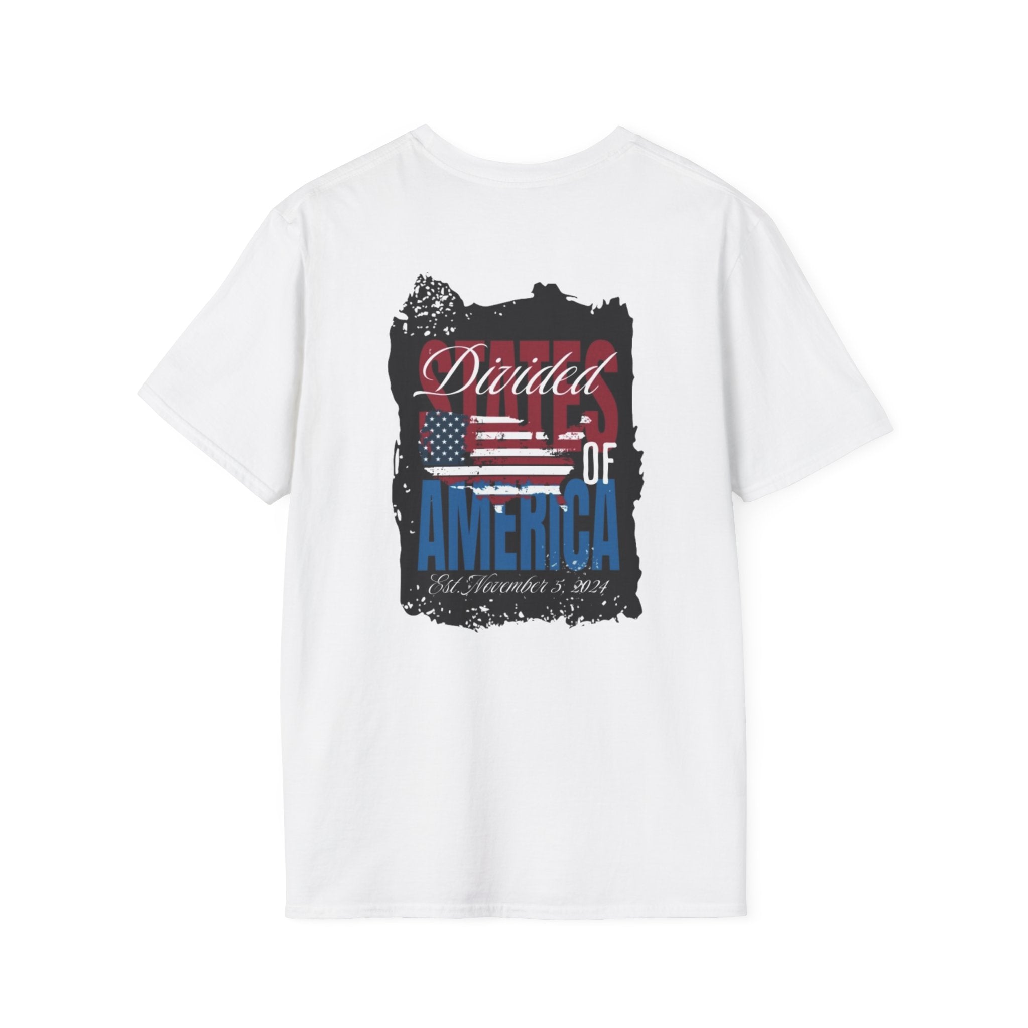 Divided States of America Graphic Tee Softstyle Unisex T-Shirt