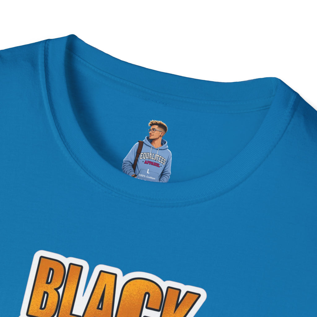 Camiseta unisex Softstyle: camiseta inspiradora "La historia negra es ahora"