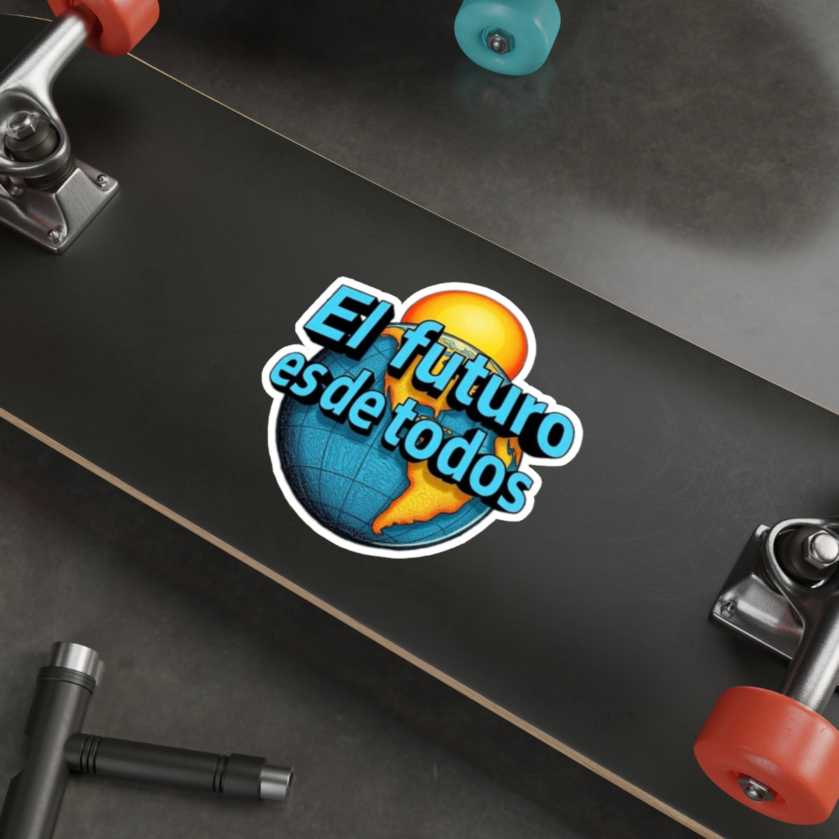 Die-Cut Stickers -  El Futuro Es De Todos - The Future Belongs to All of Us - EqualiTees.Me