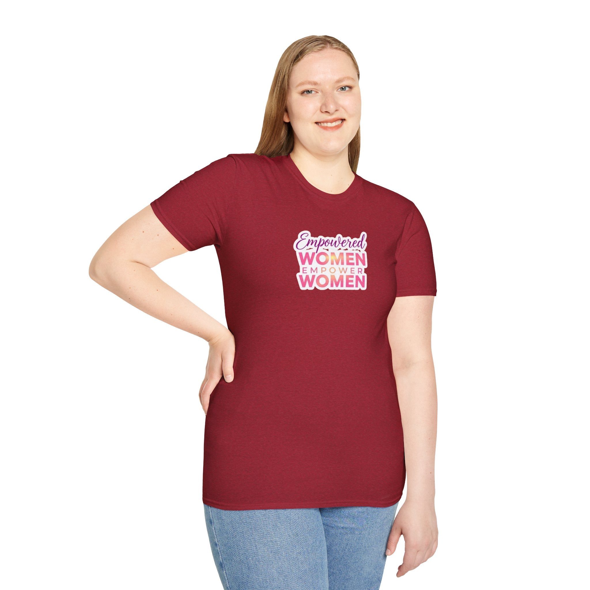 Empowered Women T-Shirt | Unisex Softstyle Tee for Women’s Empowerment