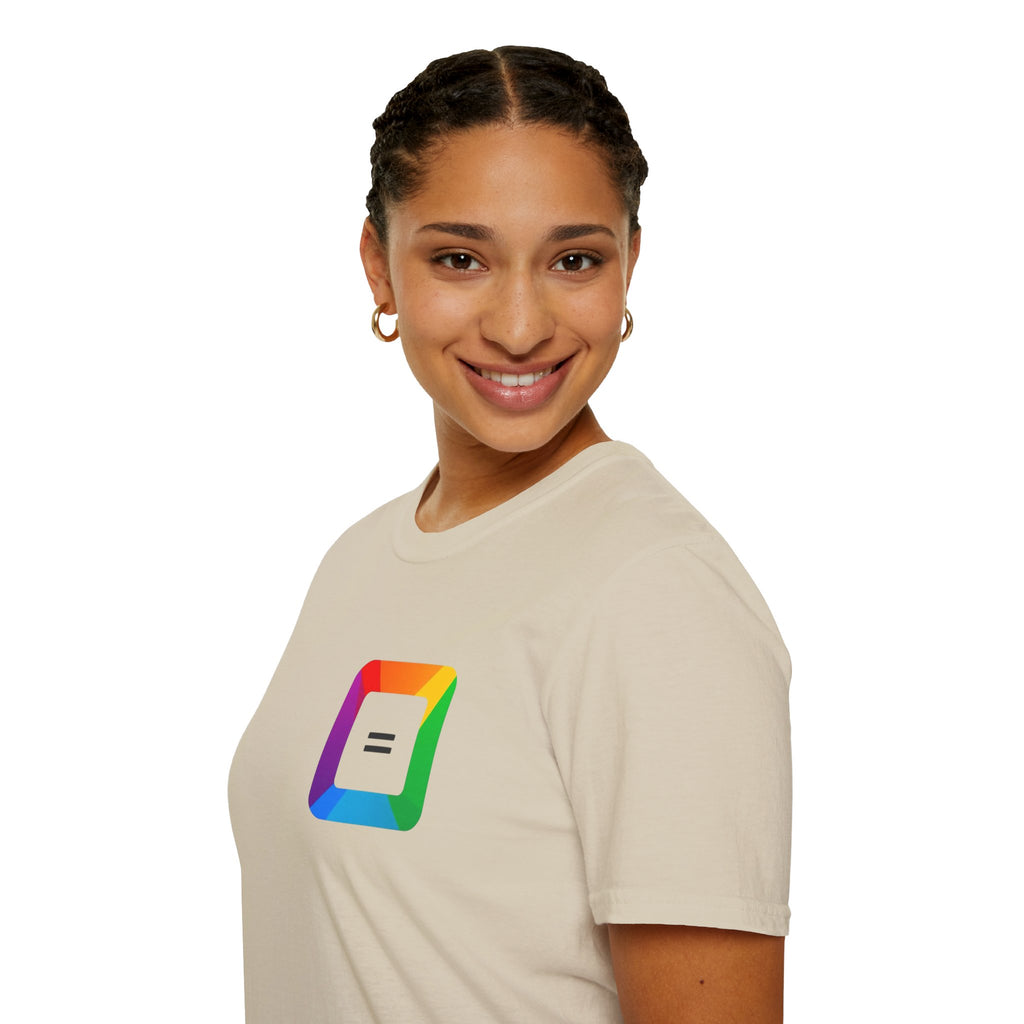 Pride-Theme Unisex Softstyle T-Shirt - "True freedom is Equality for ALL"