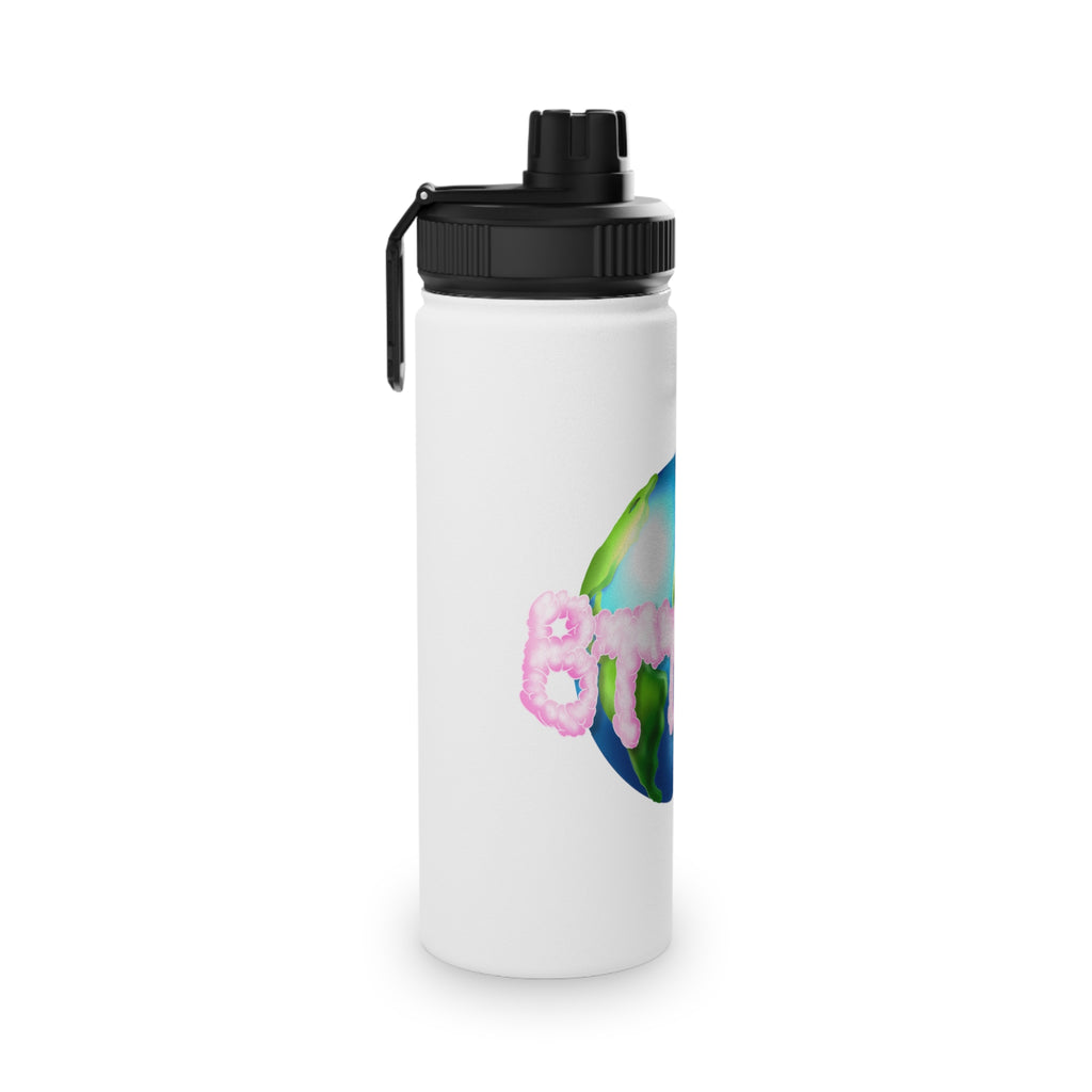 BTTF - Black Trans Travel Fund Logo Stainless Steel Sports Water Bottle