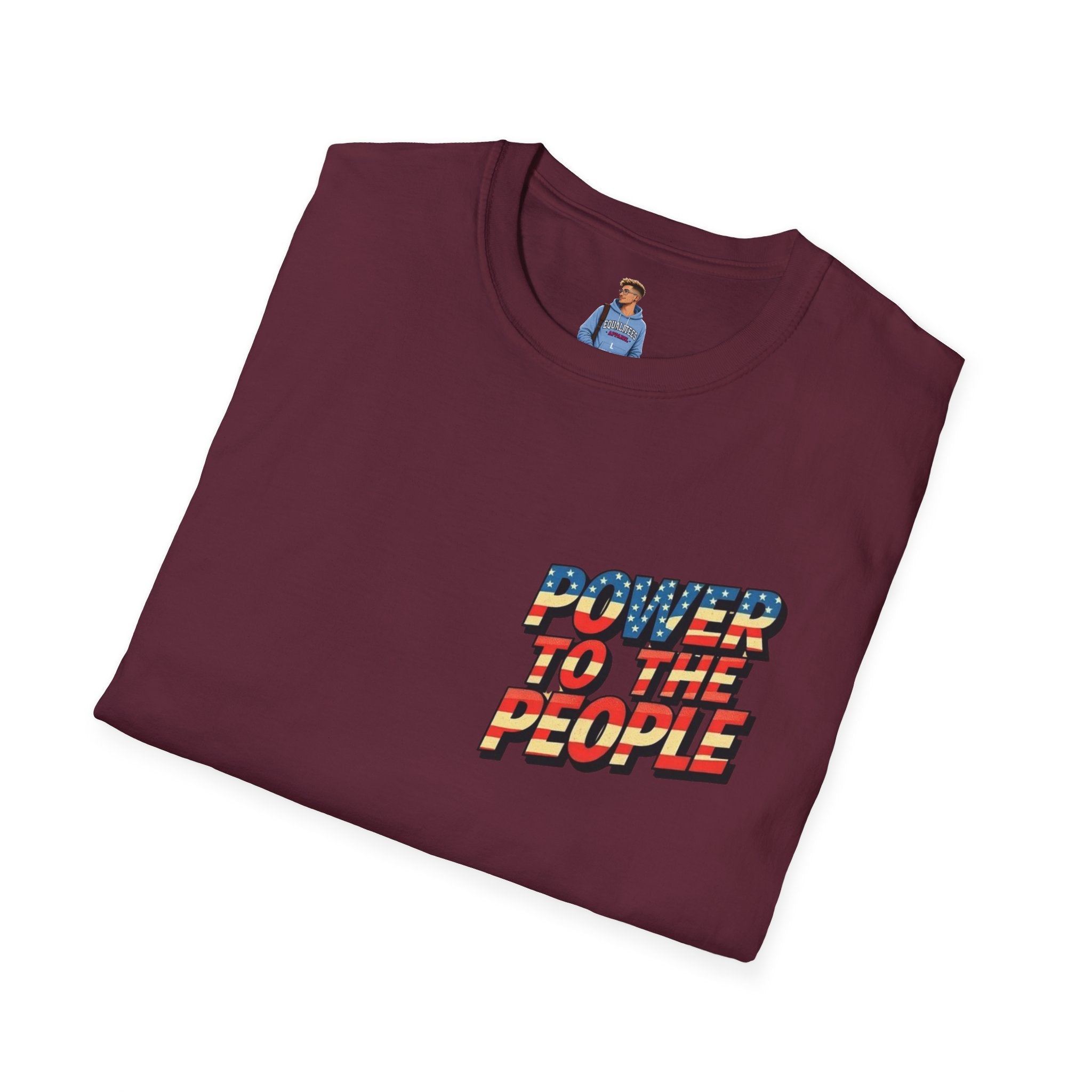 Camiseta unisex de estilo suave Power to the People, camiseta clásica de protesta