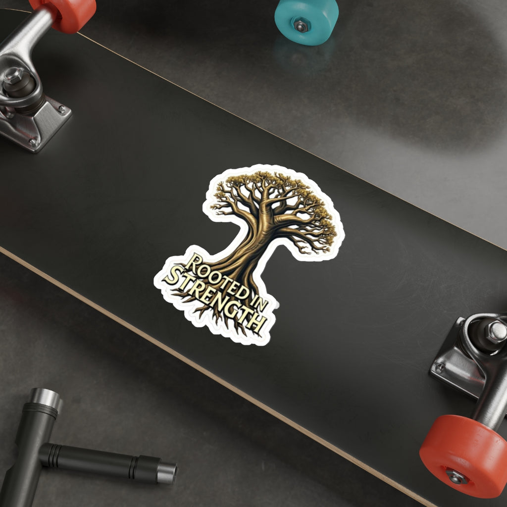 Rooted in Strength Baobab Tree Sticker - EqualiTees.Me