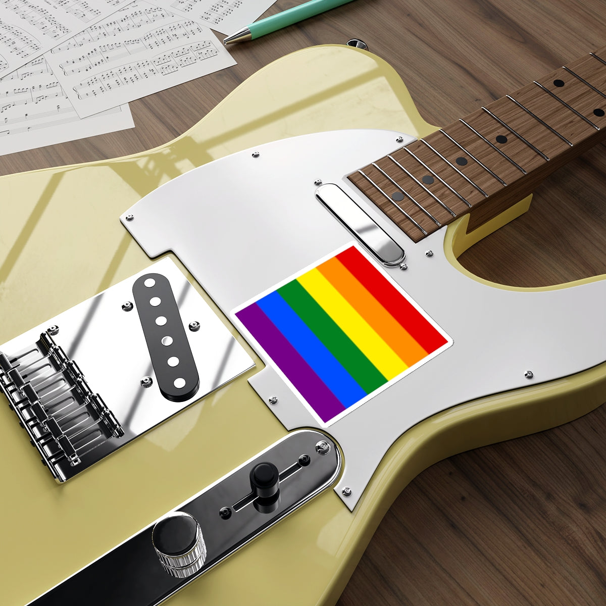 Die-Cut Stickers - Rainbow Flag - EqualiTees.Me