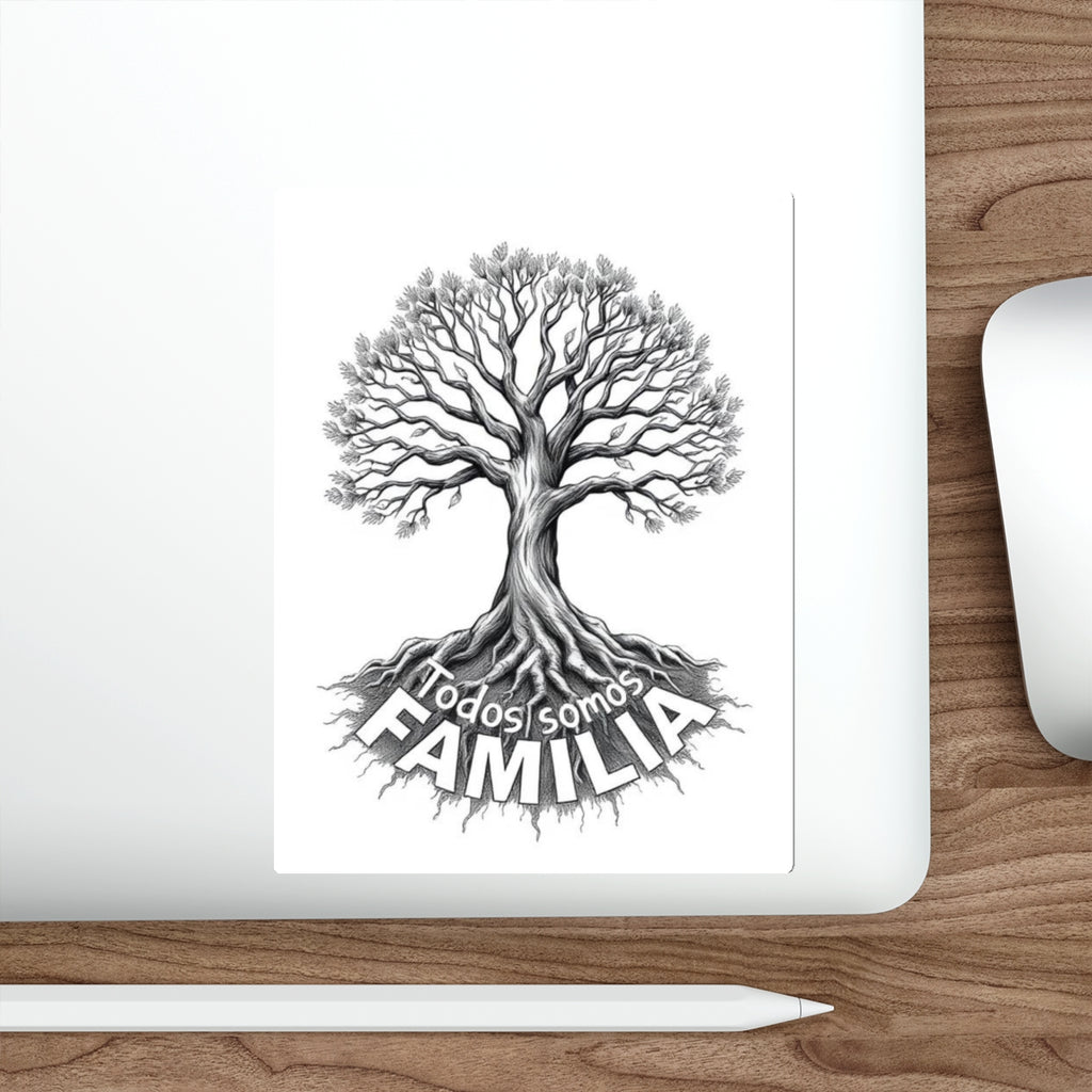 Die-Cut Stickers - Todos Somos Familia-We Are All Family - EqualiTees.Me