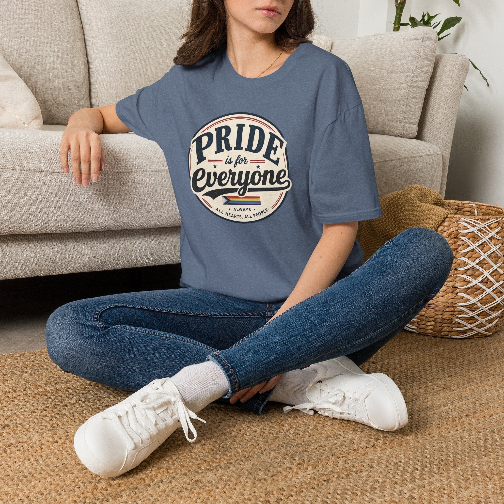 Pride Is for Everyone T-Shirt — Inclusive Retro Pride Tee