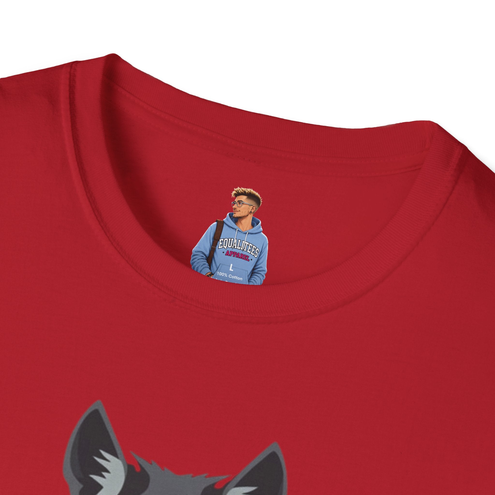 Mystical Wolf Design Unisex Softstyle T-shirt
