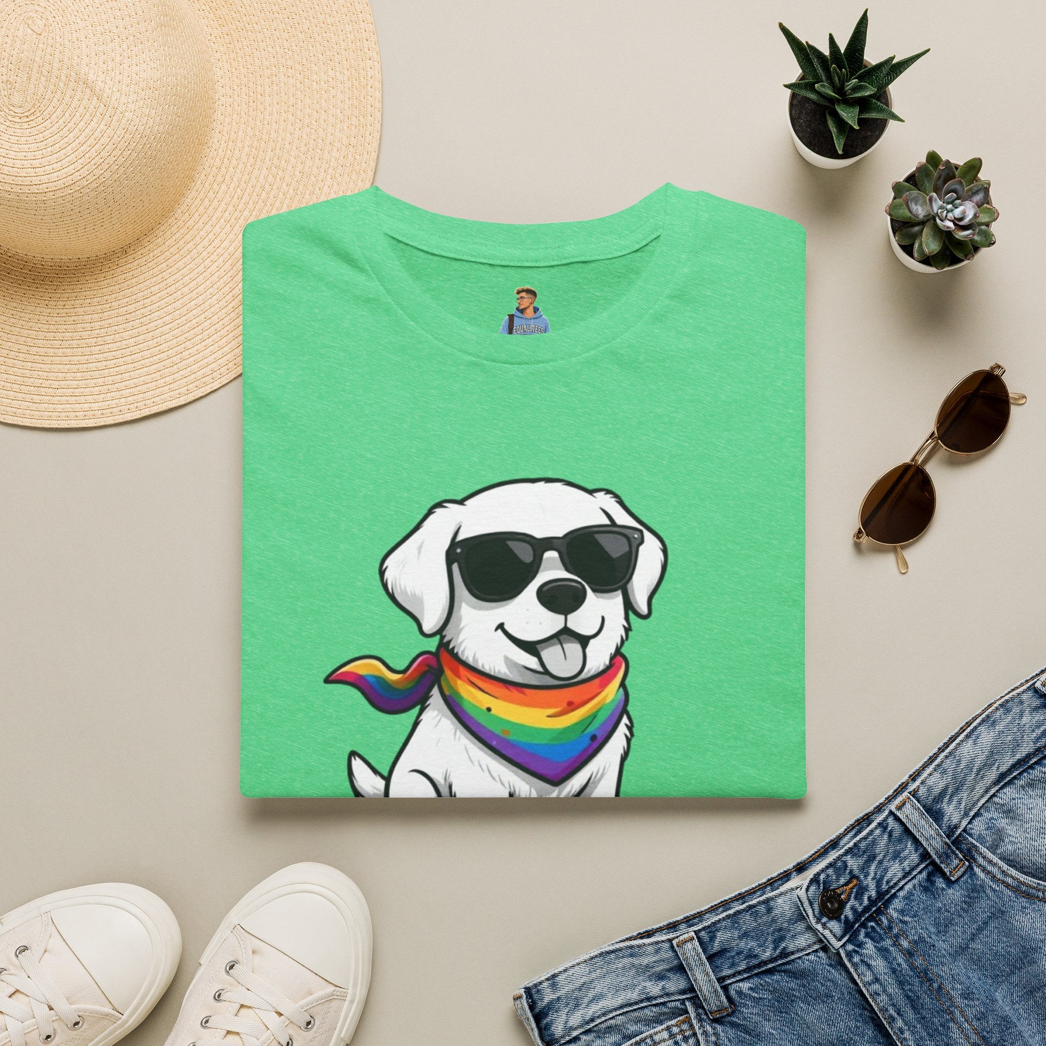 Cute Puppy Pride T‑Shirt