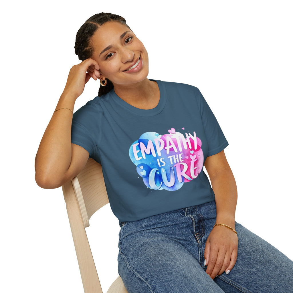 Empathy is the Cure Unisex Softstyle T-Shirt - Comfortable and Inspirational Tee for Everyday Wear