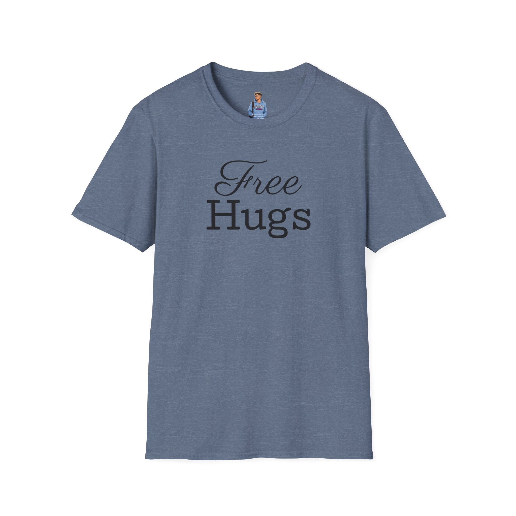 Camiseta unisex de estilo suave con mensaje de apoyo emocional