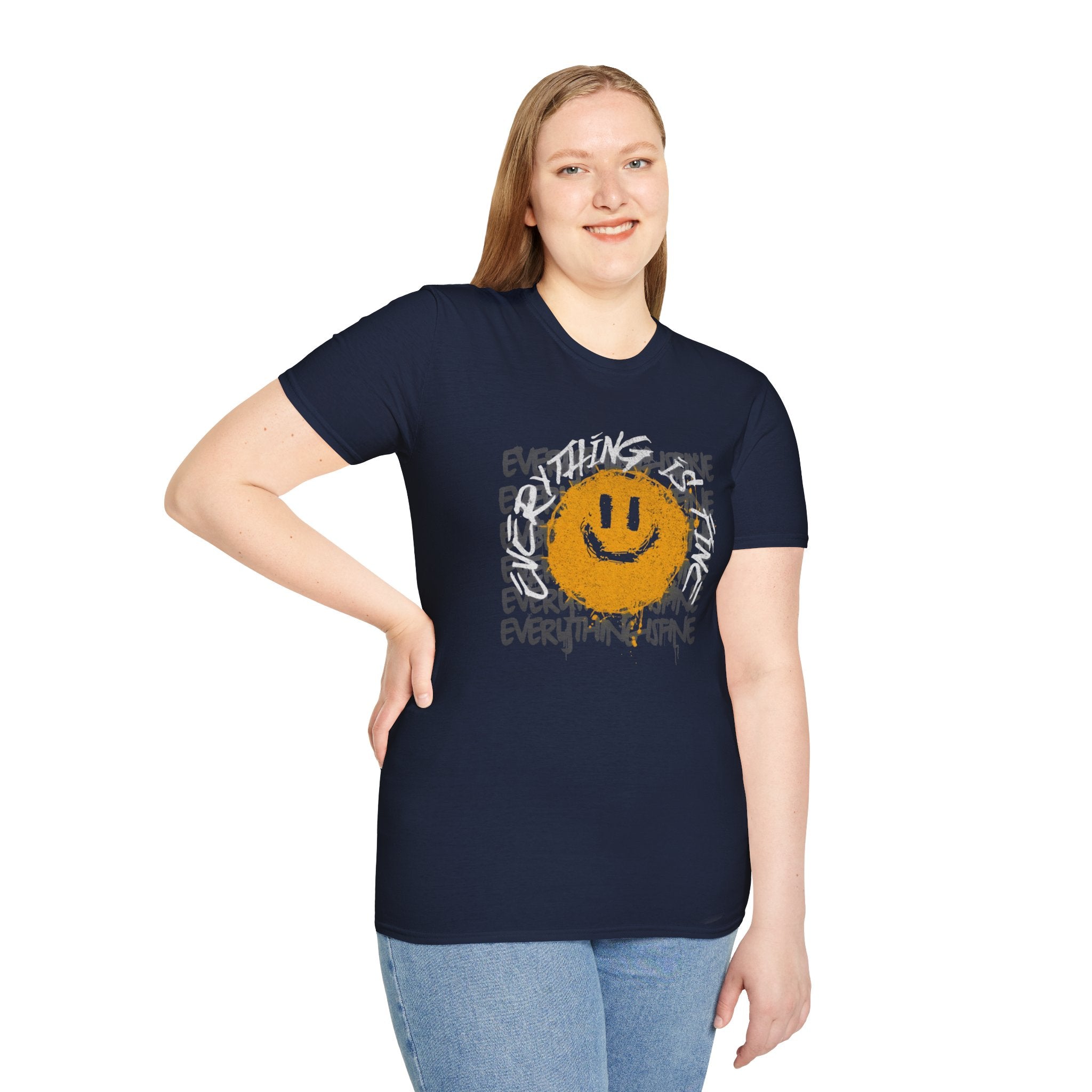 Camiseta unisex divertida y suave con la frase "Todo está bien", camiseta sarcástica, camiseta gráfica humorística, camiseta con frase del Apocalipsis, regalo para amantes de las bromas